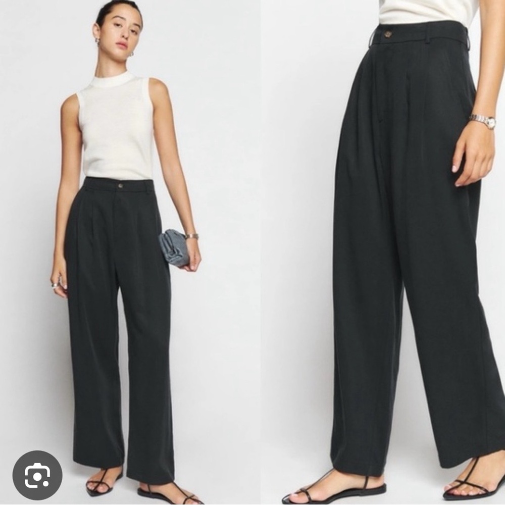 Reformation Cropped Mason Pants Trouser SZ 2